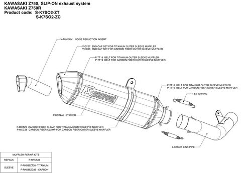 K7so2 terminale scarico - s-k7so2-zc,