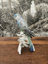 Oiseau Perruche En Porcelaine De Saxe Karl Ens