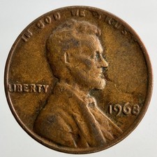 1968 US USA Lincoln One Cent