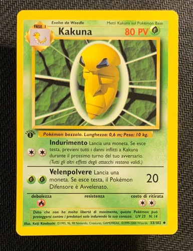 Pokemon kakuna 102 1 - pokemon, 33/102