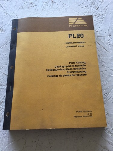 Manuale catalogo ricambi