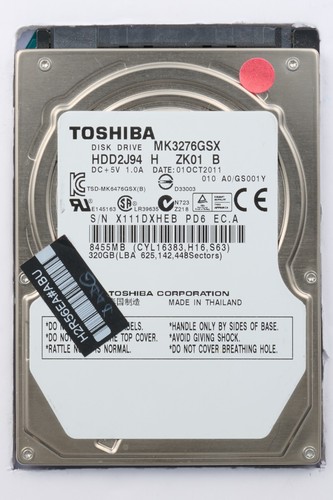 Toshiba mk3276gsx 320 gb - h,