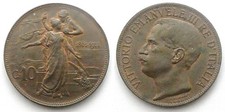 Vittorio Emanuele III - 10 centesimi 1911 cinquantenario
