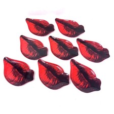 Lotto di 8 piatti labbra