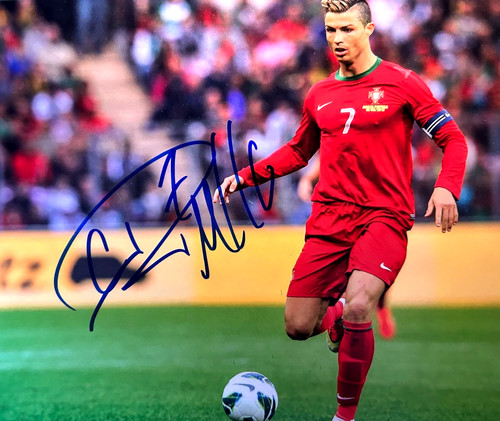 Calcio firmato cristiano - calcio,
