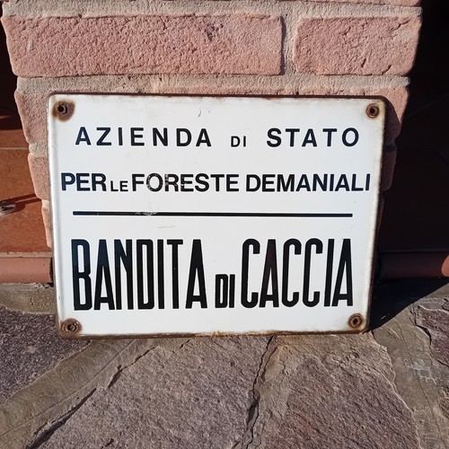 Insegna tabella smaltata - tabella,