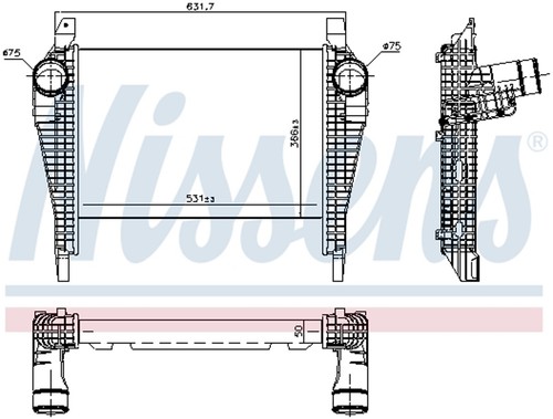 Intercooler nissens first - intercooler,