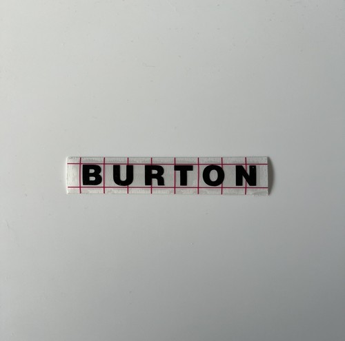 Adesivo burton snowboard - adesivo,