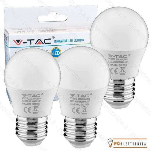 Lampadine led e27 5w g45 - 3,
