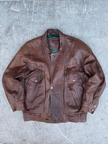Giacca vintage vera pelle - giacca,