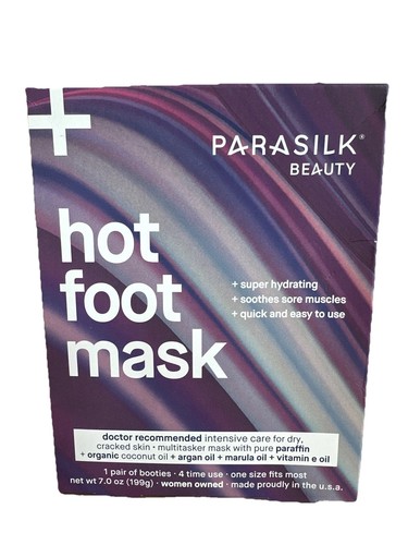 Parasilk beauty hot foot mask - parasilk,