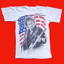 Bruce Springsteen The Boss Vintage 80s 90s single stitch T Shirt Size XL allover