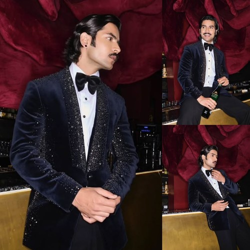 Giacca uomo glitter sera