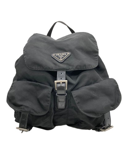 Zaino prada nylon nero donna - zaino,