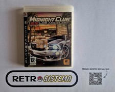 Playstation 3 PS3 Midnight Club Los Angeles PAL Italiano completo funzionante
