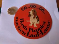 ADESIVO VINTAGE STICKER  kleber CANE DOG GO GO GO HUSH PUPPIES 