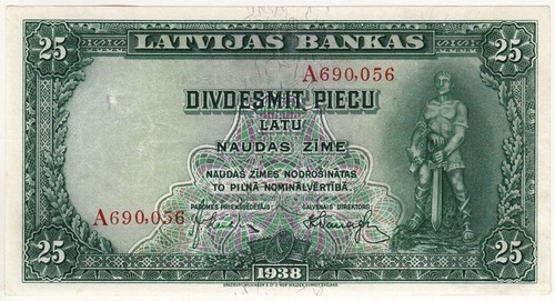 Lettonia 21a latu 1938 - lettonia,