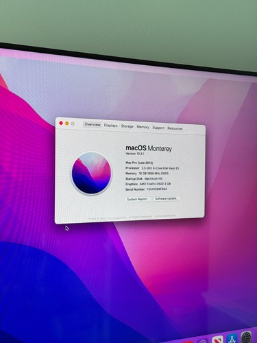 Apple mac pro core 2013 - 6,
