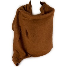 Sciarpa grande marrone