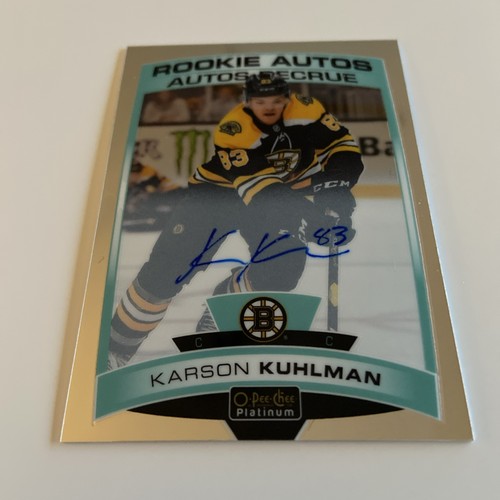 Nhl card karson - card-karson, kuhlman-rookie
