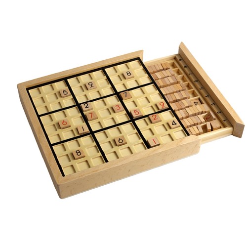 Puzzle sudoku legno - puzzle, in