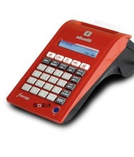 Olivetti Form 100 Registratore di Cassa Telematico - Rosso/Nero