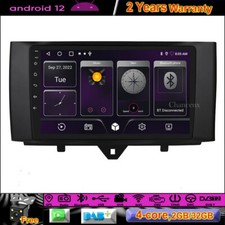 Autoradio 9" Android 12 Carplay Stereo GPS SAT Navi DAB per Mercedes Smart fortwo