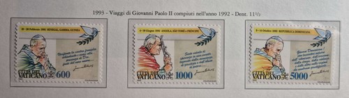 1993 vaticano viaggi del - vaticano,
