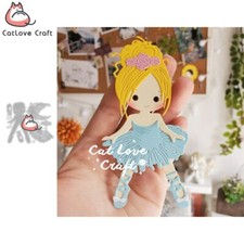 Ballerina ragazza metallo