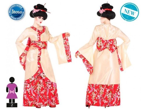 Atosa 53876 costume - atosa, geisha