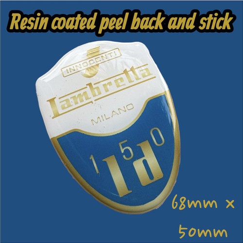 Distintivo resina lambretta - resina,