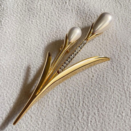 Spilla vintage fiore - di, perla