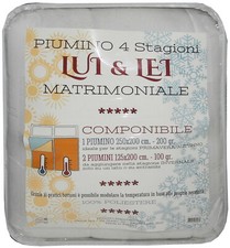 Piumino letto 4 stagioni