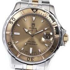 Orologio Uomo Automatico TUDOR Prince Date Hydronaut 89193P Data Quadrante Oro_888209