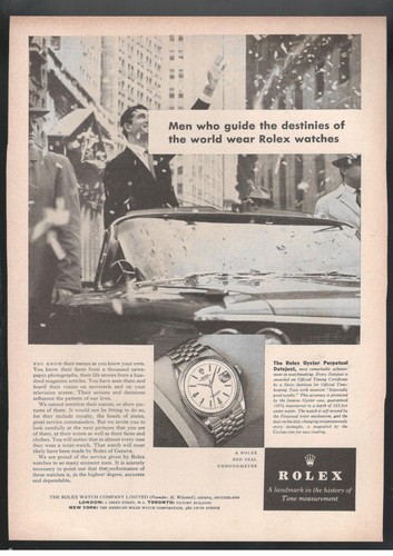 Rolex pubblicità 1963 - rolex,