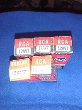 (5) TUBI NOS RCA 12AV7 per