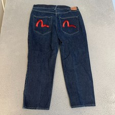 Jeans EVISU uomo taglia 42 blu