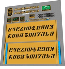 SET DECALCOMANIE TELAIO K-M