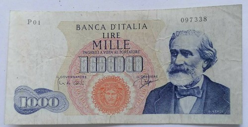 Banconota 1000 lire giuseppe - banconota,