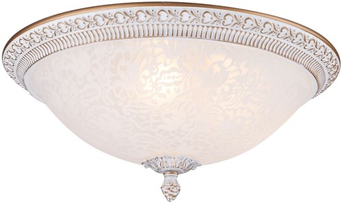 Plafoniera classica oro bianco