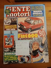 GENTE MOTORI  1978 ANNATA COMPLETA MENO il  N.6 (Singola Rivista 8€)