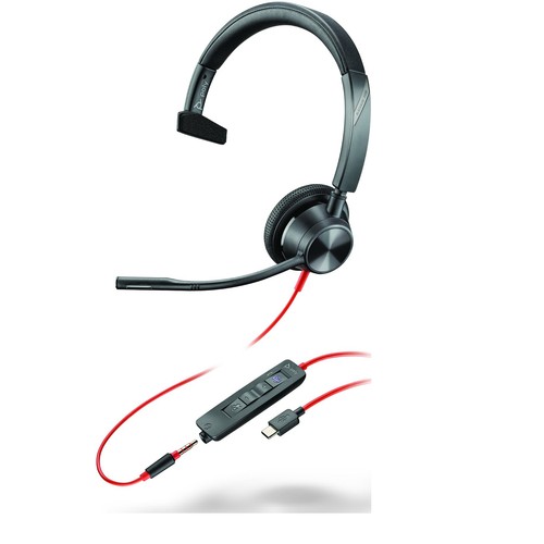 Cuffie monoaurali blackwire - hp,