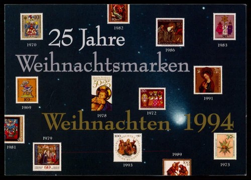 Deutsche post weihnachts karte - post, weihnachts-karte
