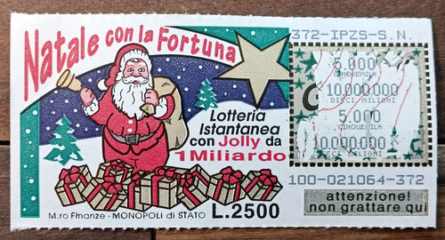 Natale con fortuna - fortuna, gratta