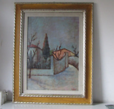 QUADRO OLIO SU CARTONE DI GIUSEPPE GAGLIARDI