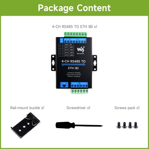 Waveshare rs485 a rj45 - a,