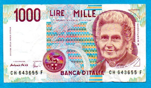 Banconota 1000 lire mille - banconota,