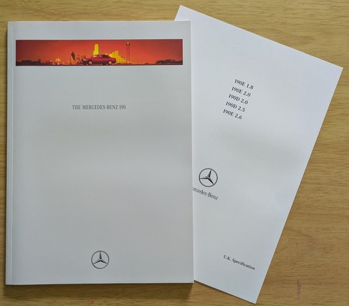 Brochure depliant mercedes - brochure,