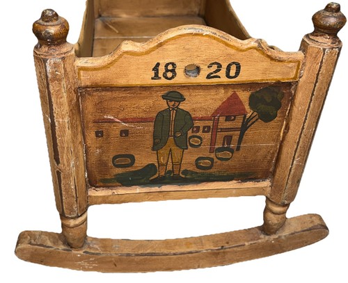 Grande culla vintage olandese
