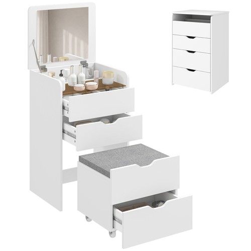 Homcom tavolo trucco con - tavolo,